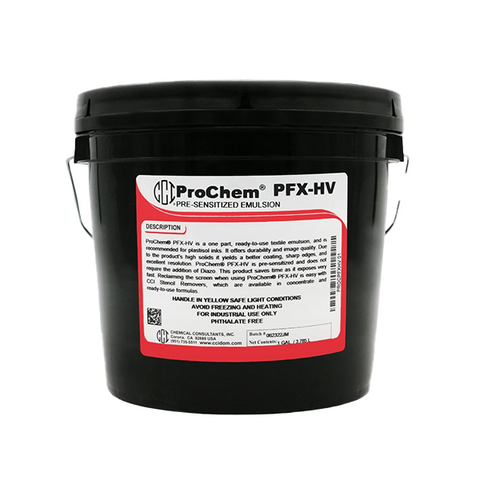 CCI PFX-HV Red Pre-Sensitized Photopolymer Emulsion - 1 Gallon