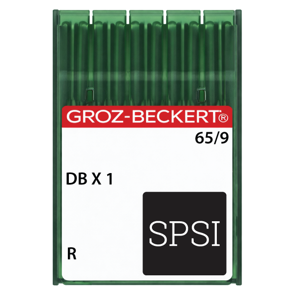 Groz-Beckert DBX1 65/9 R - Sharp Point - Standard Eye 100ct Needles