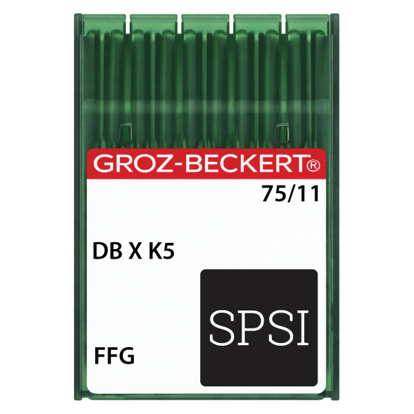 Groz-Beckert DBXK5 75/11 FFG - Light Ball Point - Large Eye - 100ct Needles