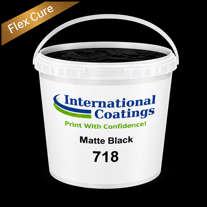 IC 718 Matte Black FlexCure - 1 Gallon
