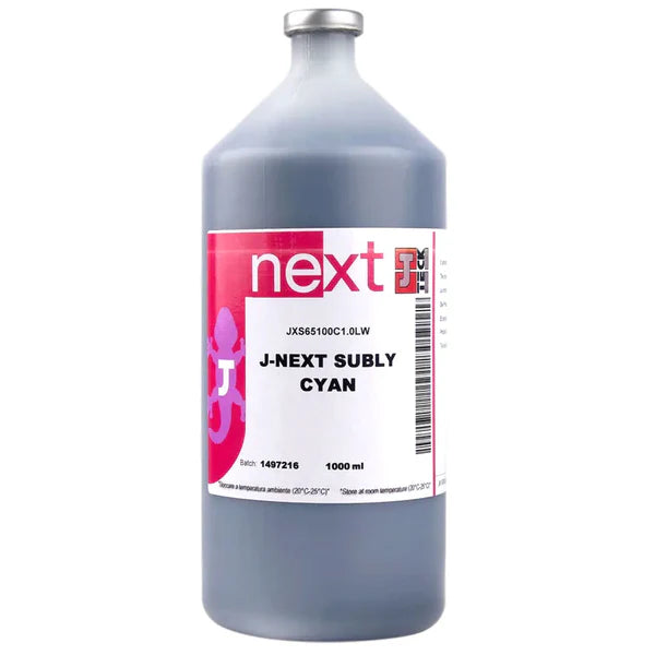 JTECK J-NEXT Subly Cyan JXS-65 Dye Sub Ink - 1 Liter