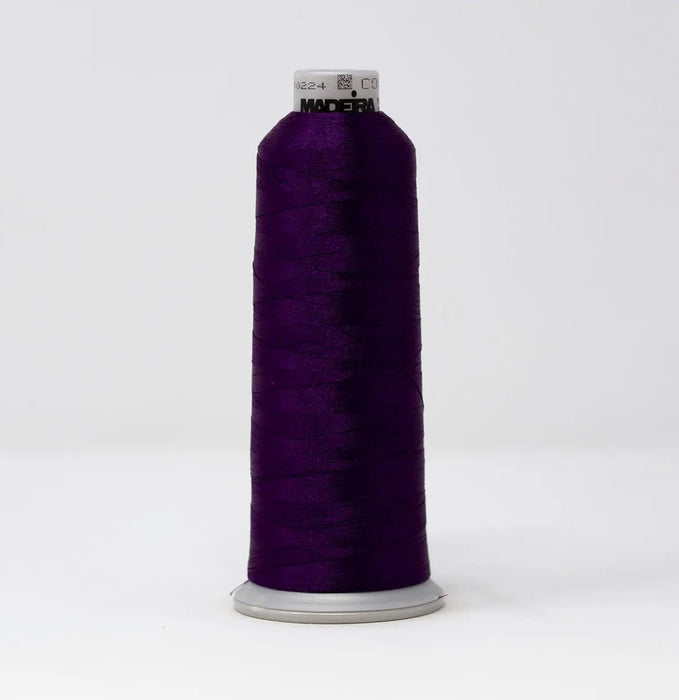 Madeira Polyneon 1633 Purple Passion Embroidery Thread 5500 Yards