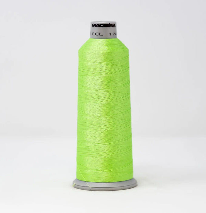 Madeira Polyneon 1748 Margarita Lime Embroidery Thread 5500 Yards