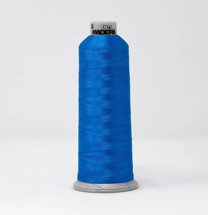 Madeira Polyneon 1977 Peacock Blue Embroidery Thread 5500 Yards