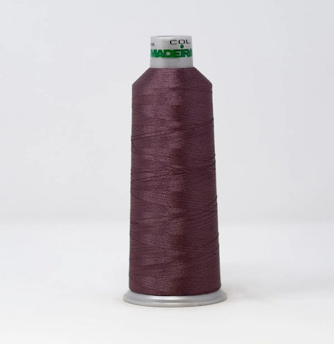 Madeira Polyneon 1998 Dark Mauve Embroidery Thread 5500 Yards