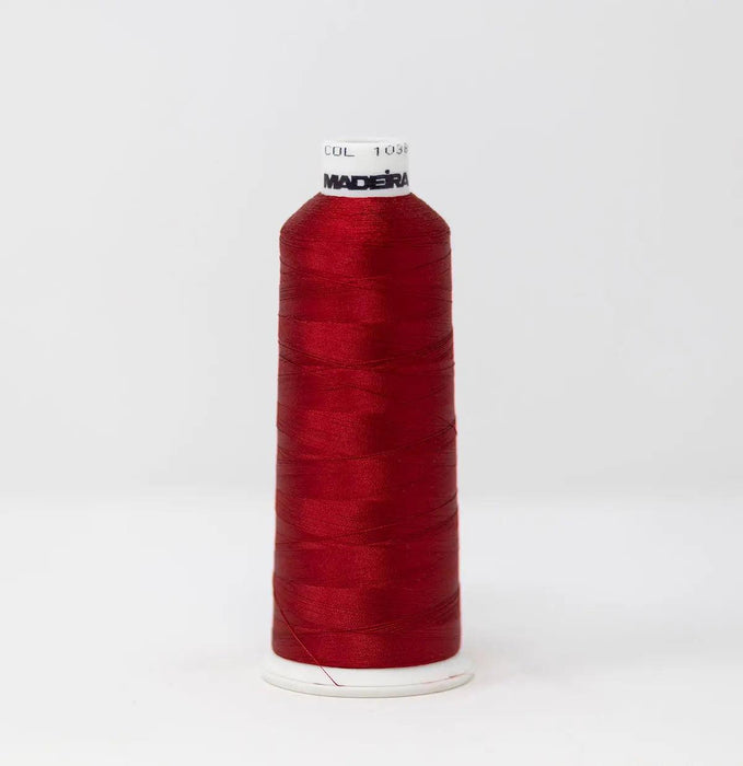 Madeira Rayon 1038 Barn Red Embroidery Thread 5500 Yards