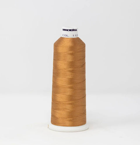 Madeira Rayon 1057 Caramel Embroidery Thread 5500 Yards