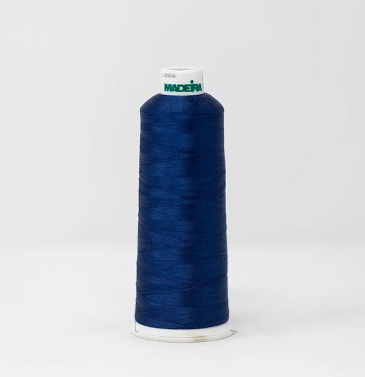 Madeira Rayon 1242 Dark Denim Embroidery Thread 5500 Yards Madeira