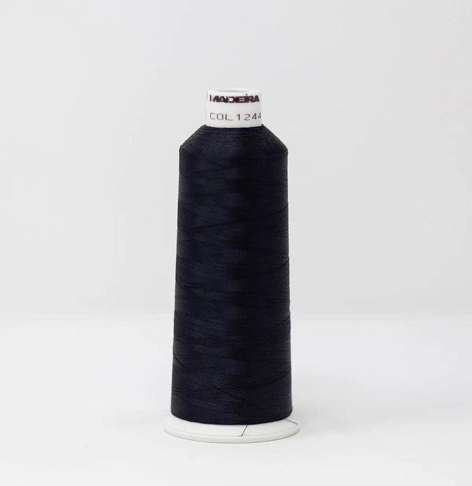 Madeira Rayon 1244 Darkest Night Embroidery Thread 5500 Yards Madeira