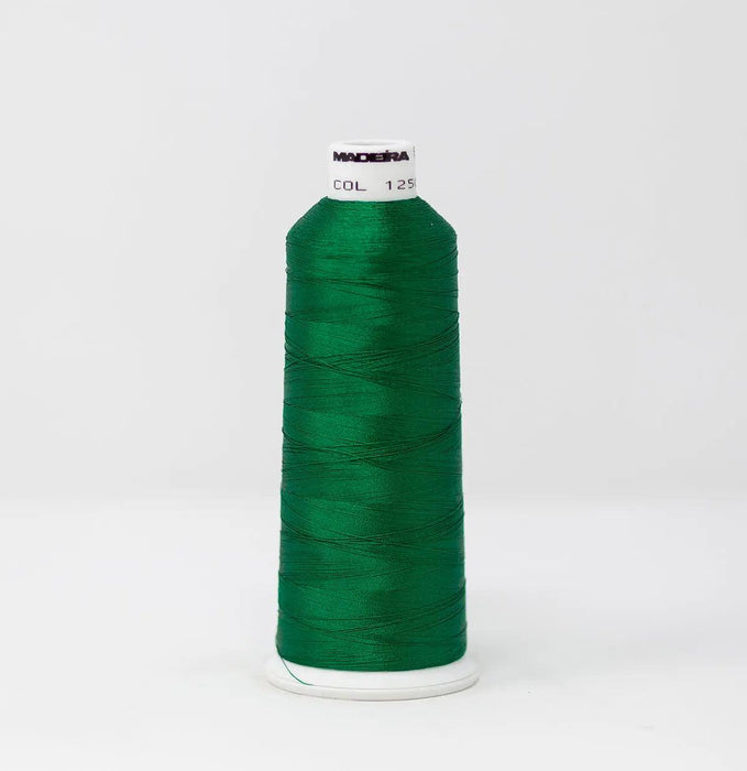 Madeira Rayon 1250 Christmas Green Embroidery Thread 5500 Yards
