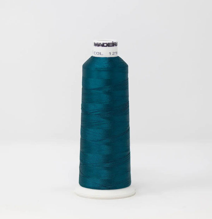 Madeira Rayon 1290 Mallard Teal Embroidery Thread 5500 Yards Madeira