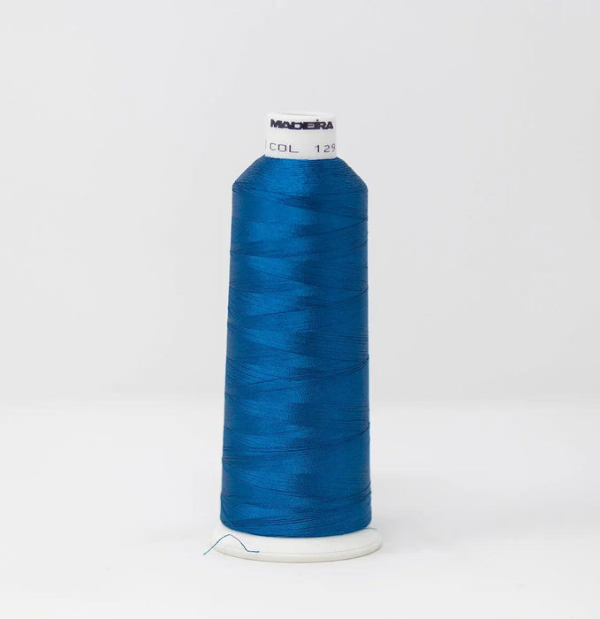 Madeira Rayon 1296 Deep Ocean Embroidery Thread 5500 Yards