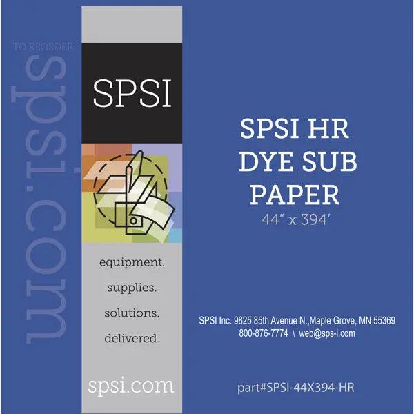 SPSI HR Dye Sub Paper 44" x 394' SPSI Inc.