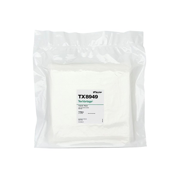 Texwipe TX8949 Dry Polyester Lint Free Wipers - 9" x 9" 150ct