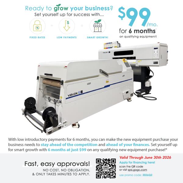 Velox Plus 5 head DTF System