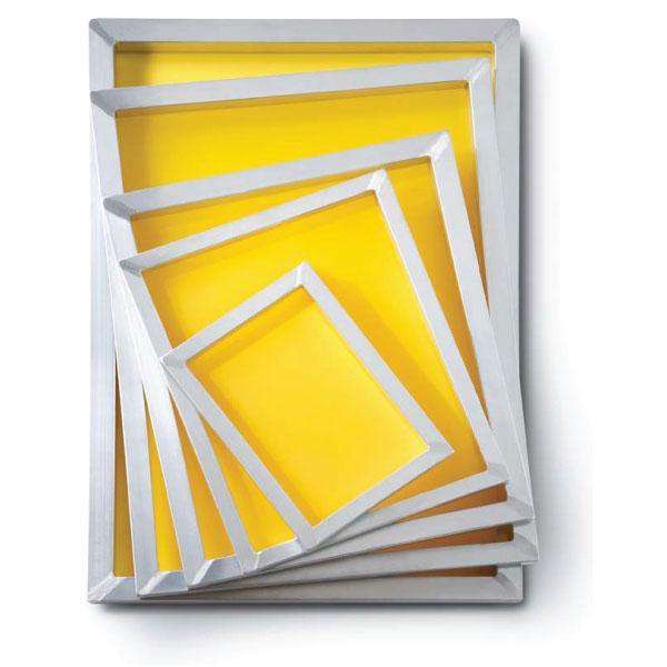 NT 20" x 28" OD 156 White Mesh Alum Frame